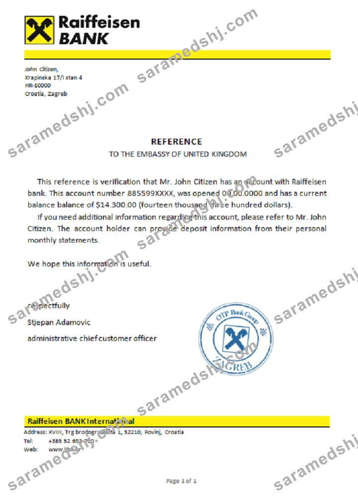 Croatia_Raiffeisen bank_reference